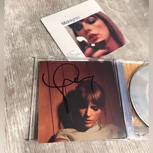 Signed Taylor Swift Midnights CD